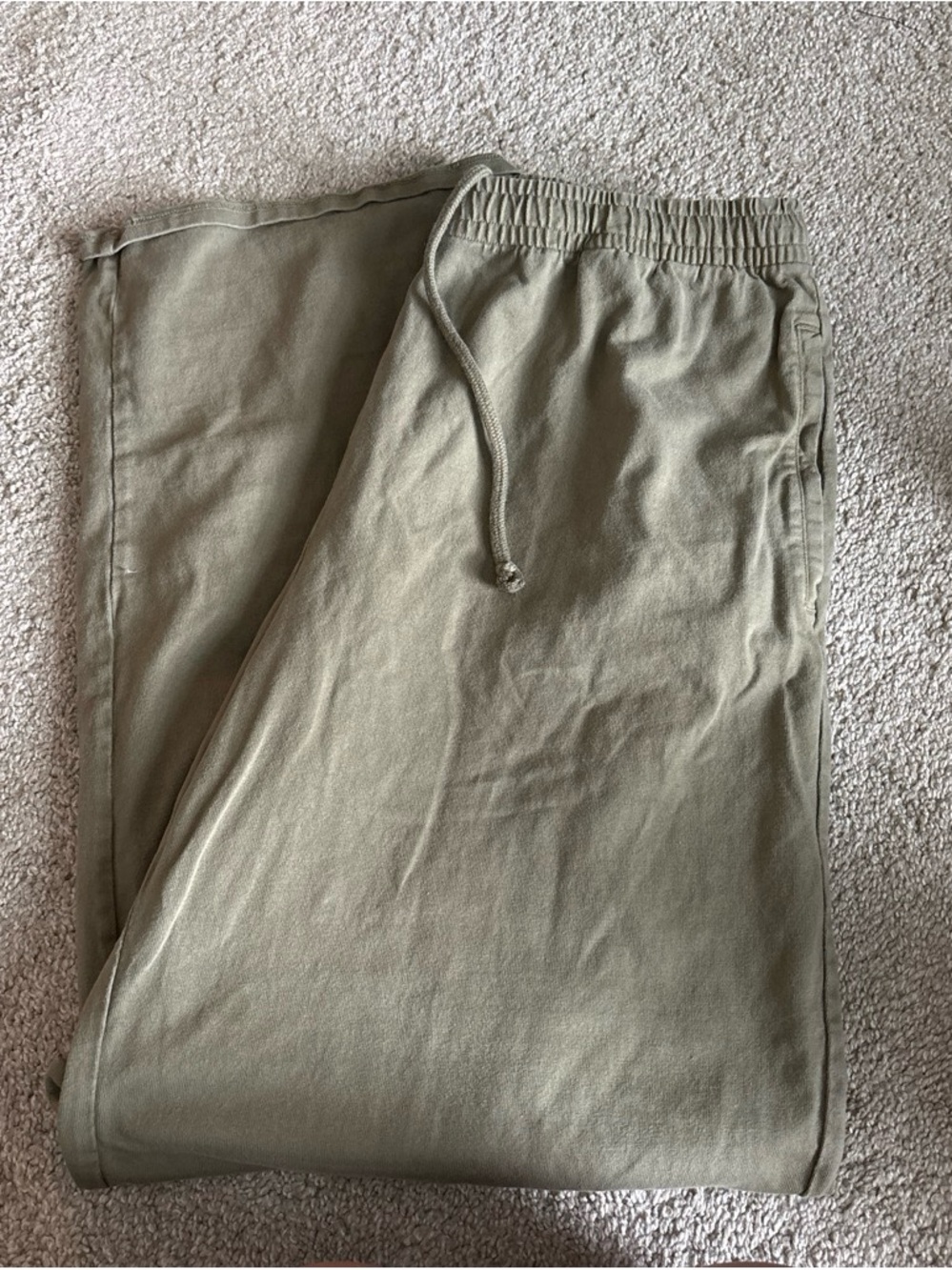 SKIMS Olive Green Lounge Sweatpants - Picture 1 of 3
